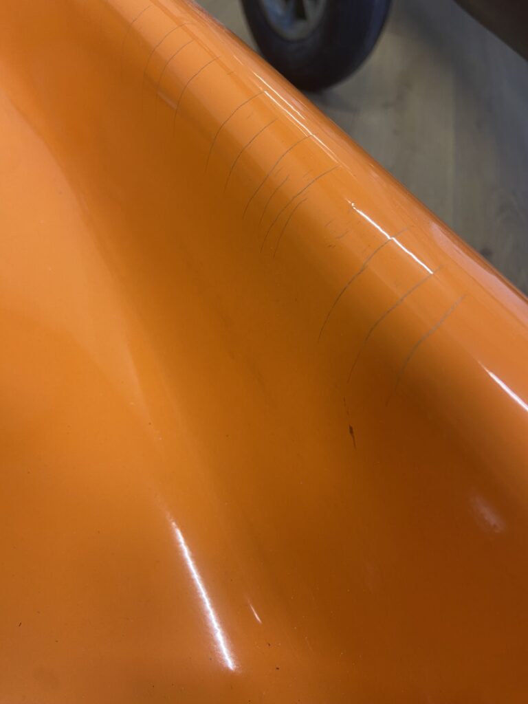MC2 reconditionné Orange voile 6.0 m2 à ris Orange et Jaune