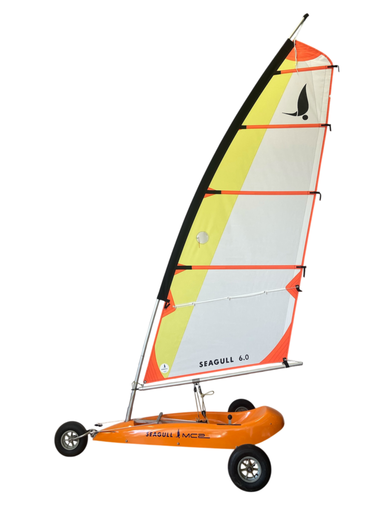 MC2 reconditionné Orange voile 6.0 m2 à ris Orange et Jaune