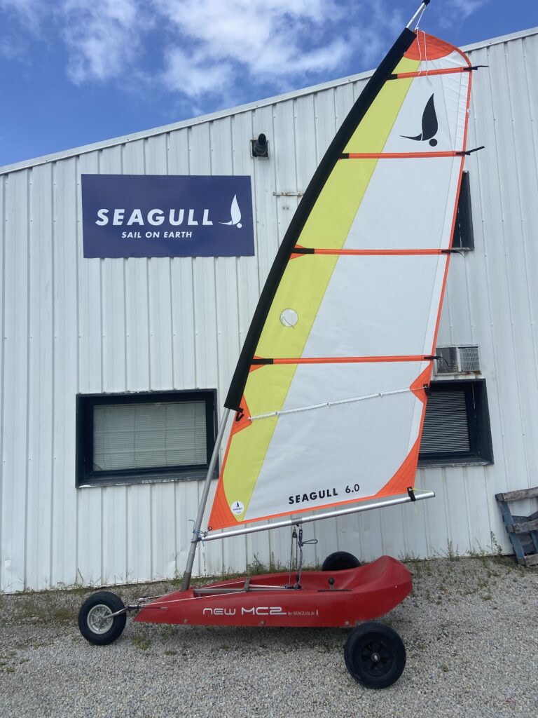 MC2 reconditionné rouge N°1710R25, voile 6.0 m2 à ris