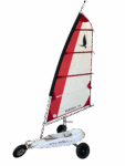 MINI MOM Essentiel voile 4.0 m² à ris Blanc/Rouge
