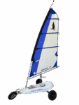 MINI MOM Essentiel voile 4.0 m² à ris Blanc/Bleu