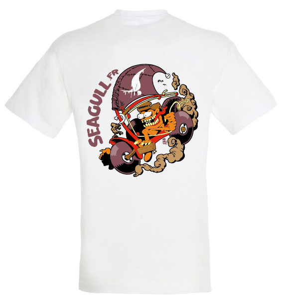 Tee-Shirt BLANC Crazy Ludic