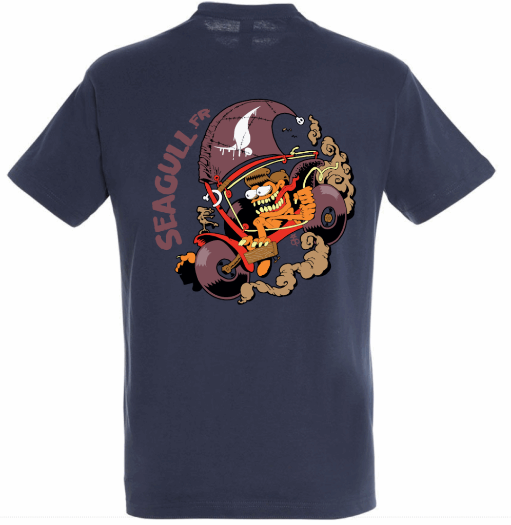 Tee-Shirt BLEU MARINE Crazy Ludic