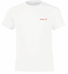 T-shirt SEAGULL blanc_Logorrouge_Devant_Jr Tee-Shirt BLANC KIDS Crazy Ludic Vin Taille 10 ans