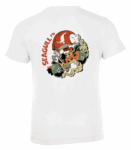 T-shirt SEAGULL blanc_Logorrouge_Dos_Jr Tee-Shirt BLANC KIDS Crazy Ludic Vin Taille 10 ans