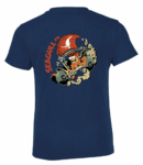 Tee-Shirt BLEU KIDS Crazy Ludic Vin