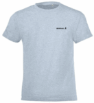 T-shirt SEAGULL gris_Logorose_Devant_Jr Tee-Shirt GRIS KIDS Crazy Ludic Rose