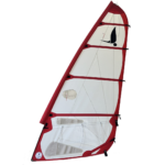 Voile Fin de série 4.5 m² dacron à ris Rouge/Blanc